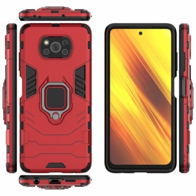 Купить чохол-накладка armor magnet для xiaomi poco x3/x3 pro - red онлайн
