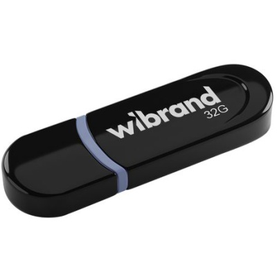 usb флеш-накопичувач wibrand 32gb panther (чорний) 