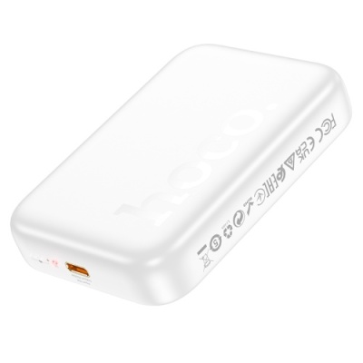 додаткова батарея power bank hoco j117a esteem pd20w magnetic 10000mah (білий) 