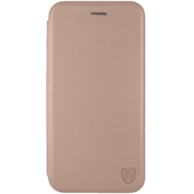 Купить чохол-книжка premium leather для xiaomi redmi 7 (рожево-золотий) онлайн