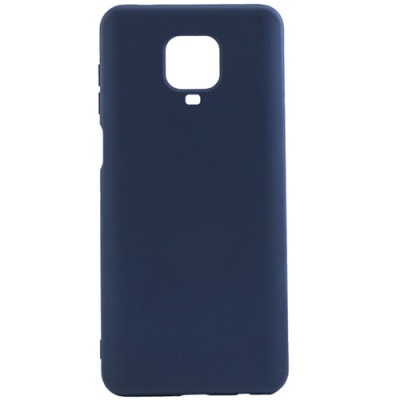 Купить силіконовий чохол soft silicone case для xiaomi redmi note 9s/9 pro - dark blue онлайн