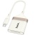 Перехідник Hoco UA40A 2in1 Type-C - SD/TF card reader (білий apricot) перехідник hoco ua40a 2in1 type-c - sd/tf card reader (білий apricot)