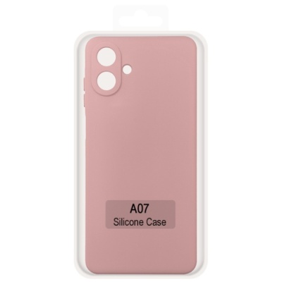 Купить чохол soft silicone case full для samsung a075 galaxy a07 4g (рожевий) онлайн
