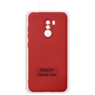 Купить чохол soft silicone case full для xiaomi poco f1 (red) онлайн