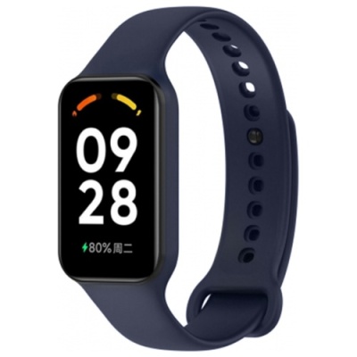 ремінець для xiaomi redmi band 3 / xiaomi smart 9 active (темно-синій) 
