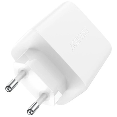 мережевий зарядний пристрій acefast a41 pd65w (2type-c/1 usb/3.6a) (білий) 