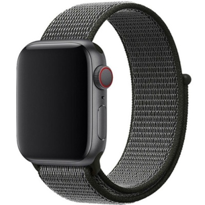 ремінець для apple watch nylon 38/40/41 mm (dark olive) 