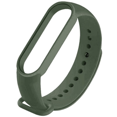 ремінець для xiaomi mi band 5/6/7 pine green 