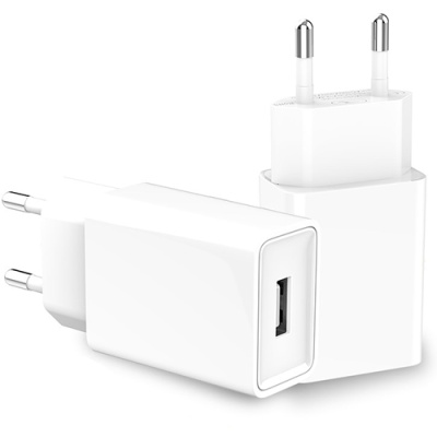 мережевий зарядний пристрій skydolphin sc36 travel charger 1usb/2.4a (білий) 