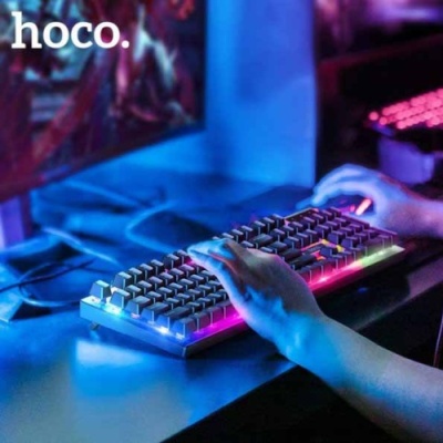 клавіатура провідна + миша hoco gm18 (чорний) 