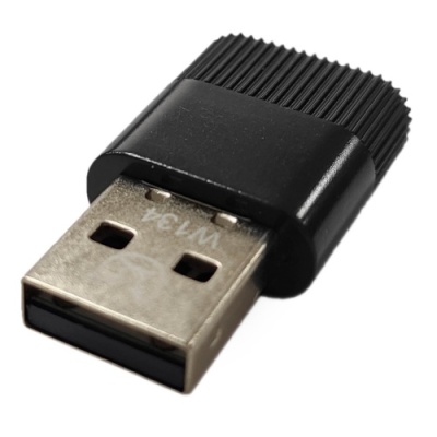 wi-fi адаптер w134 300mbps black 