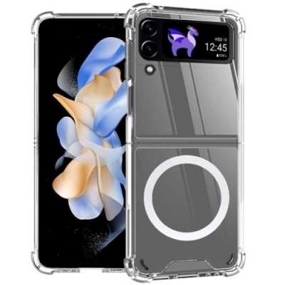 Купить чохол clear case magsafe для samsung flip 4 (f721) (прозорий) онлайн