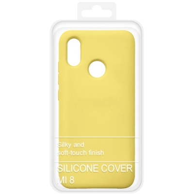 Купить силіконовий чохол nano silicone для xiaomi mi 8 - yellow онлайн