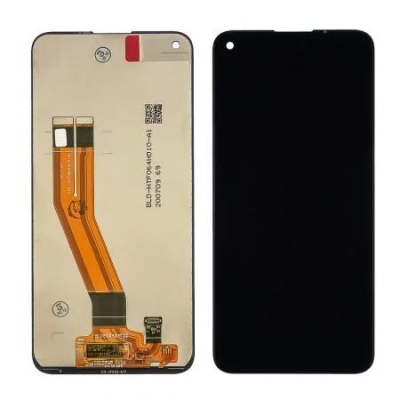 дисплей для samsung a115/m115 galaxy a11 (2020)/m11 (2020) з чорним тачскріном