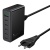 Мережевий Зарядний Пристрій Hoco C152A PD70W+ QC3.0 (1USB/5Type-C/3A) (чорний) мережевий зарядний пристрій hoco c152a pd70w+ qc3.0 (1usb/5type-c/3a) (чорний)