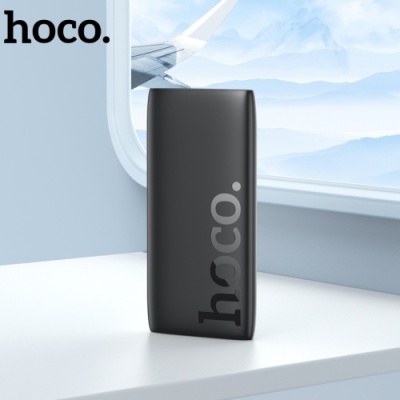 додаткова батарея power bank hoco j122 respect 22.5w+pd20w fully compatible 10000mah (чорний) 