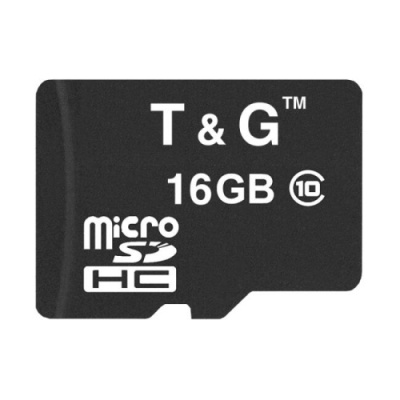 карта пам'яті t&g microsdhc 16gb uhs-1 10 class (чорний) 
