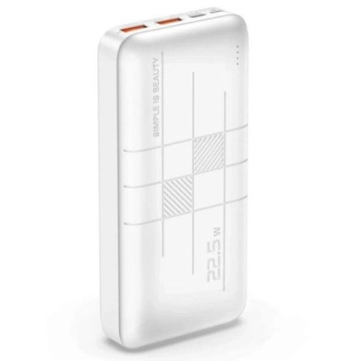 додаткова батарея power bank xo pr188 pd20w+qc22.5w 20000 mah (білий) 