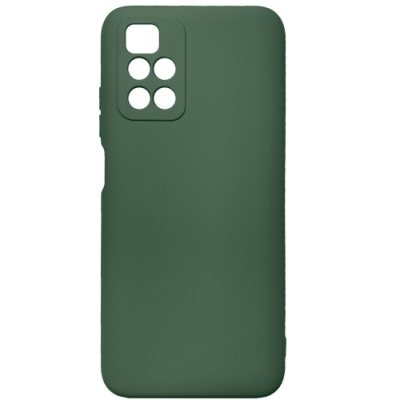 Купить силіконовий чохол soft silicone case для xiaomi redmi 10/redmi 10 2022 - dark green онлайн