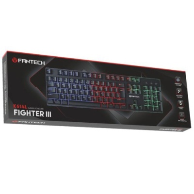 клавіатура провідна fantech fighter iii k614l (чорний) 