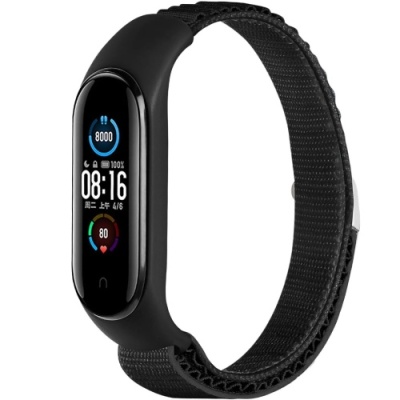ремінець для xiaomi mi band 5/6/7 alpine loop (чорний) 