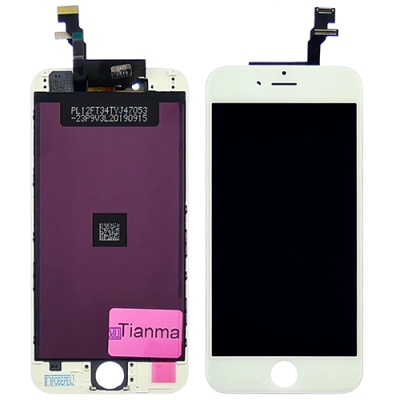 дисплей для apple iphone 6, з білим тачскріном tianma