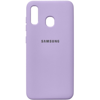 Купить силіконовий чохол soft silicone case для samsung a305 galaxy a30/a205 galaxy a20 - light violet онлайн
