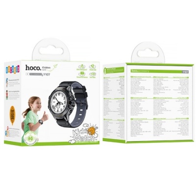 дитячий смарт-годинник hoco y107 4g (чорний) 