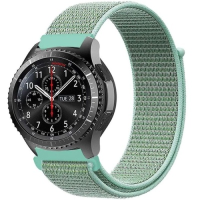ремінець універсальний nylon strips для samsung/amazfit/huawei (20mm) (бірюзовий) 