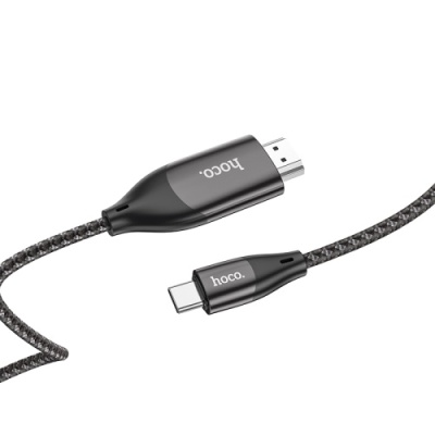 перехідник hoco ua16 type-c - hdmi (сірий) 