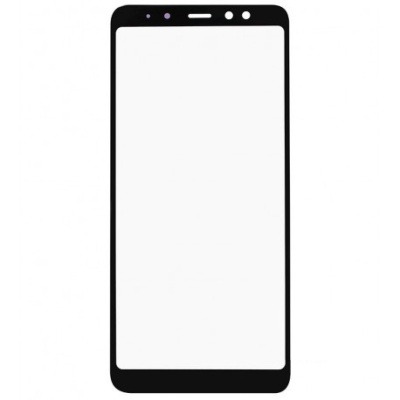 скло дисплею для samsung a730 galaxy a8 plus чорний