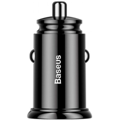 Автомобільний Зарядний Пристрій Baseus Circular Plastic A+A PPS (CCALL-YD01) 2USB/30W/QC3.0 (Black)