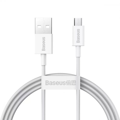кабель baseus superior series usb - microusb 2.0a/1m (camys-02) (white) 