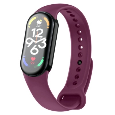 ремінець для xiaomi mi band 8/9/10 wine red 