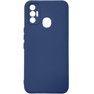 Купить чохол soft silicone case full для tecno spark 7 (темно-синій) онлайн