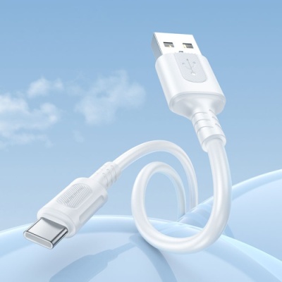 кабель borofone bx111 usb - type-c 3a/1m (білий) 