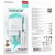 мережевий зарядний пристрій borofone bas45a 1usb/18w/qc3.0 + 1type-c/30w/pd + (type-c - lightning) (білий) 
