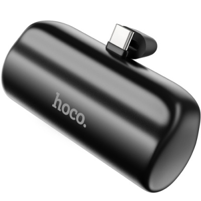 додаткова батарея power bank hoco j106 pocket type-c 5000mah (чорний) 