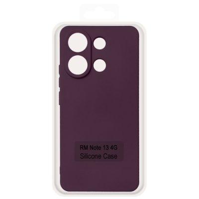 Купить чохол soft silicone case full для xiaomi redmi note 13 4g (бордовий) онлайн