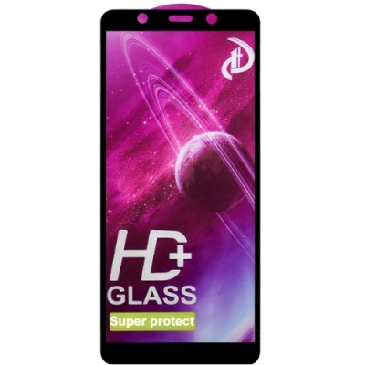 захисне скло glass full glue space для tecno pop 3 (чорний) 