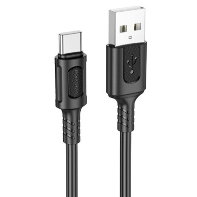 кабель borofone bx111 usb - type-c 3a/1m (чорний) 