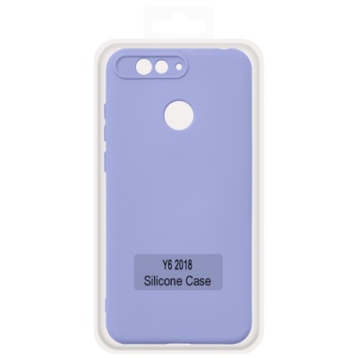 Купить чохол soft silicone case full для huawei y6 2018 (lilac) онлайн