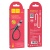 кабель hoco x52 sereno magnetic usb - lightning 2.4a/1m (чорний) 