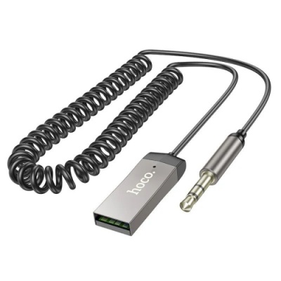 Bluetooth аудіо ресівер Hoco E78 (Сірий)