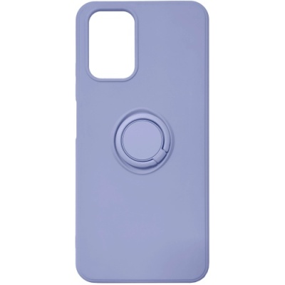Купить силіконовий чохол soft silicone casevsmagnet ring для xiaomi redmi note 10 pro - lavander онлайн