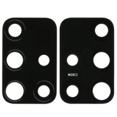 скло камери для samsung a715f galaxy a71 2020 з рамкою blue (original)