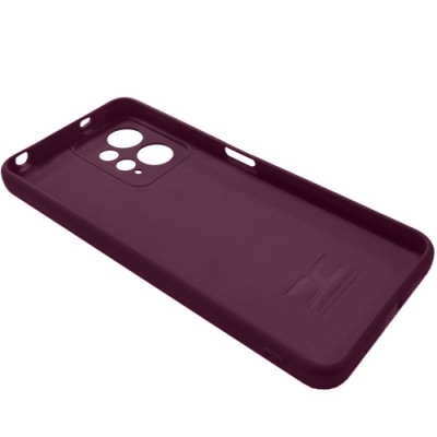Купить силіконовий чохол soft silicone case для xiaomi redmi note 12 4g (бордовий) онлайн