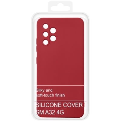 Купить силіконовий чохол soft silicone case для samsung a325 galaxy a32 - red онлайн