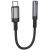 перехідник borofone bv24 type-c(male) to 3.5mm(female) 0.15m (сірий) 