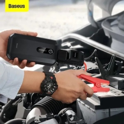 пусковий пристрій baseus super energy 10000mah 1000a (black) 